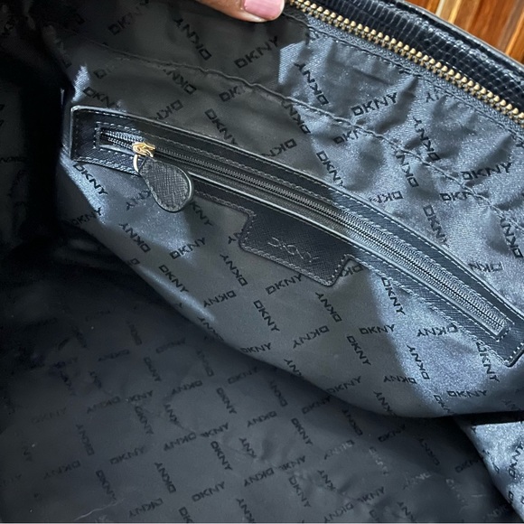 DKNY Pebbled Genuine Leather Bag - Picture 9 of 15